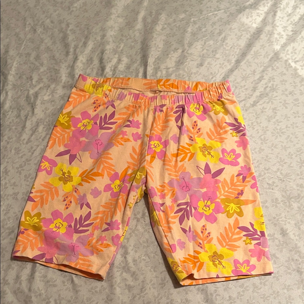 Cat & Jack Floral Kids Shorts in Pink and Yellow